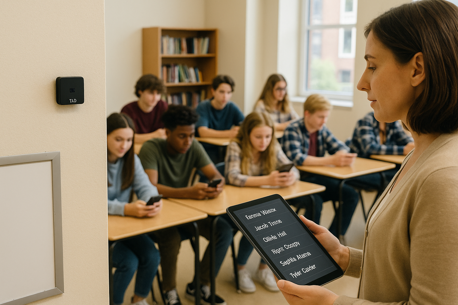Students in classroom
